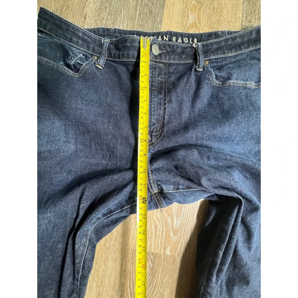 American Eagle Slim Jeans Mens 40x32 Dark‎ Indigo Ne(x)t Level Airflex 476